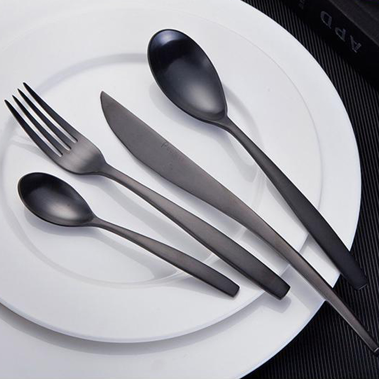 不锈钢餐具黑色PVD镀膜